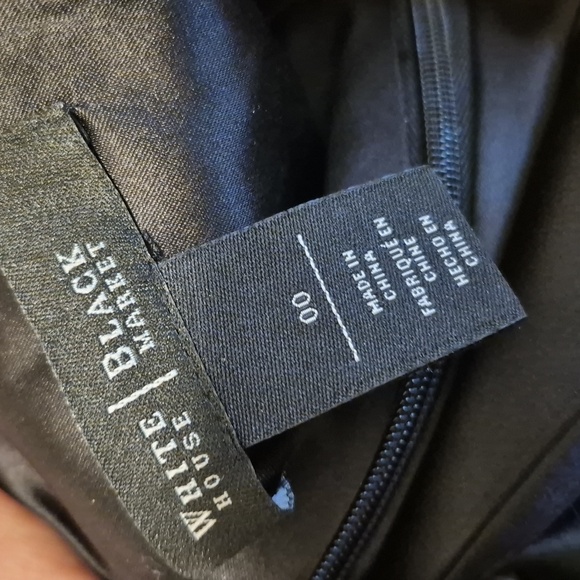 White House Black Market Polka Dotted Sleeveless Midi Dress W Pockets & Belt - Picture 9 of 13